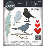 Sizzix Thinlits Die by Tim Holtz Vault Lovebirds (8pcs) (666566) Sizzix Thinlits Die by Tim Holtz Vault Lovebirds (8pcs) (666566)