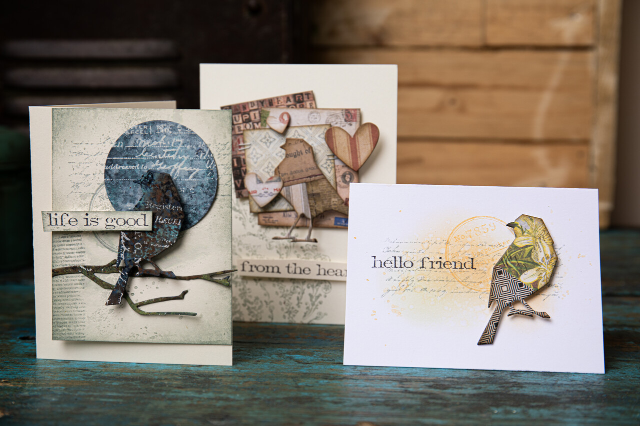 Sizzix Thinlits Die by Tim Holtz Vault Lovebirds (8pcs) (666566)