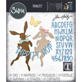 Sizzix Thinlits Die by Tim Holtz Vault Hippity Hop (8pcs) (666562) Sizzix Thinlits Die by Tim Holtz Vault Hippity Hop (8pcs) (666562)