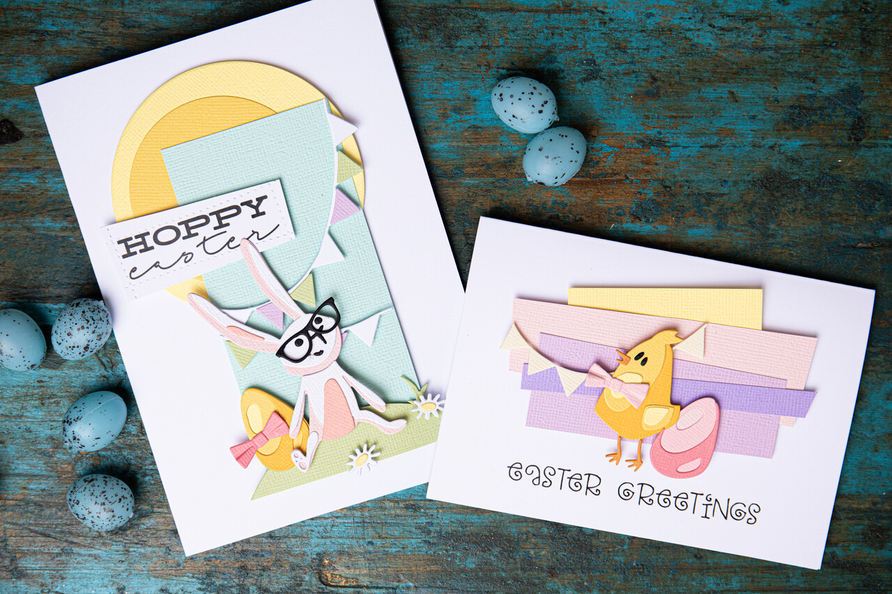 Sizzix Thinlits Die by Tim Holtz Vault Bunny + Chick (17pcs) (666561)