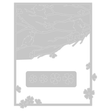 Sizzix Thinlits Die by Olivia Rose Woodland Cardfront (2pcs) (666252) (DISCONTINUED)