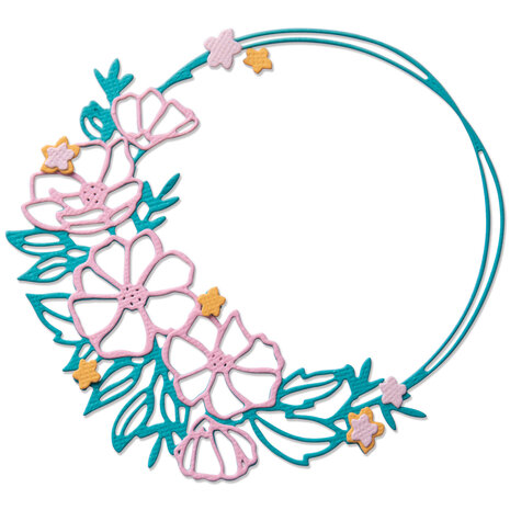 Sizzix Thinlits Die by Lisa Jones Floral Round (7pcs) (666522) (DISCONTINUED) Sizzix Thinlits Die by Lisa Jones Floral Round (7pcs) (666522) (DISCONTINUED)