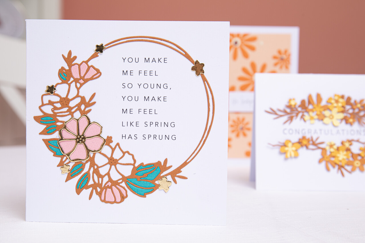 Sizzix Thinlits Die by Lisa Jones Floral Round (7pcs) (666522) (DISCONTINUED) Sizzix Thinlits Die by Lisa Jones Floral Round (7pcs) (666522) (DISCONTINUED)