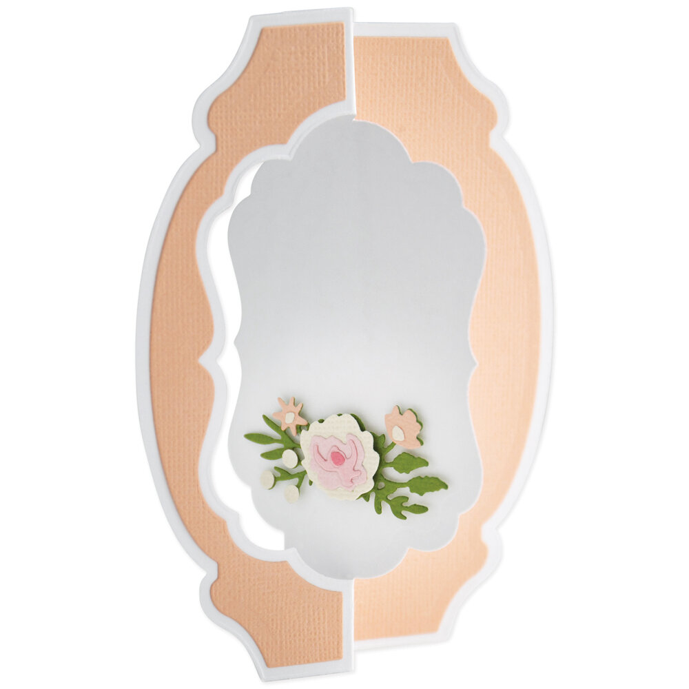 Sizzix Thinlits Die by Jen Long Card, Label (5pcs) (666122) (DISCONTINUED)