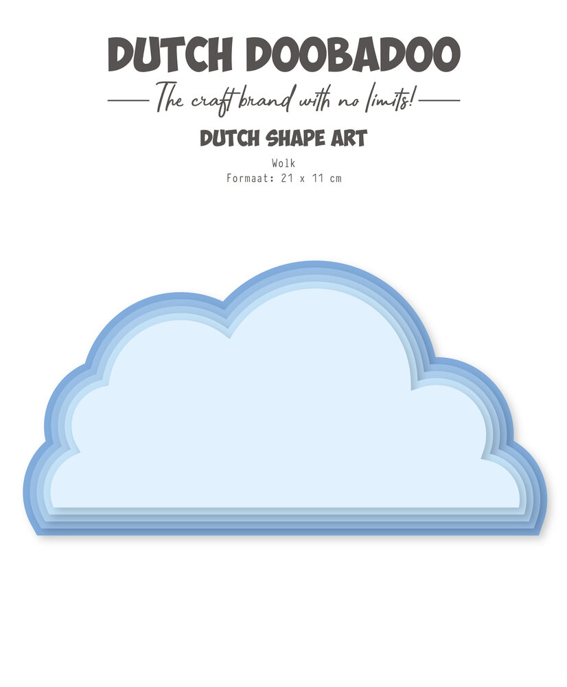 Dutch Doobadoo Dutch Shape Art A5 Cloud (470.784.290) (OUTLET)