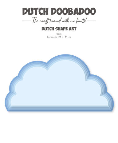 Dutch Doobadoo Dutch Shape Art A5 Cloud (470.784.290) (OUTLET)