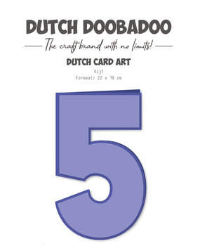 Dutch Doobadoo Dutch Card Art A4 Five (Folded A5) (470.784.286) (DISCONTINUED)
