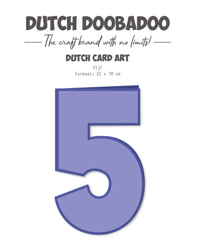Dutch Doobadoo Dutch Card Art A4 Five (Folded A5) (470.784.286) (OUTLET)