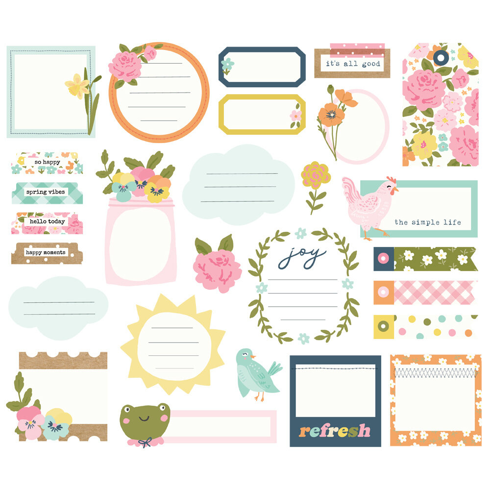 Simple Stories Fresh Air Journal Bits & Pieces (21619) (DISCONTINUED)