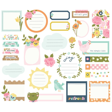 Simple Stories Fresh Air Journal Bits & Pieces (21619) (DISCONTINUED)
