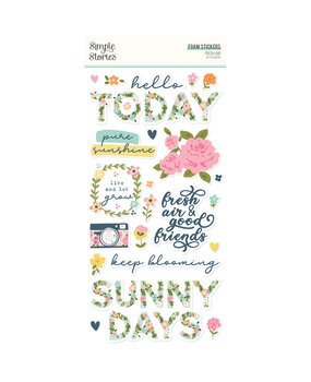 Simple Stories Fresh Air Foam Stickers (21624) (DISCONTINUED)