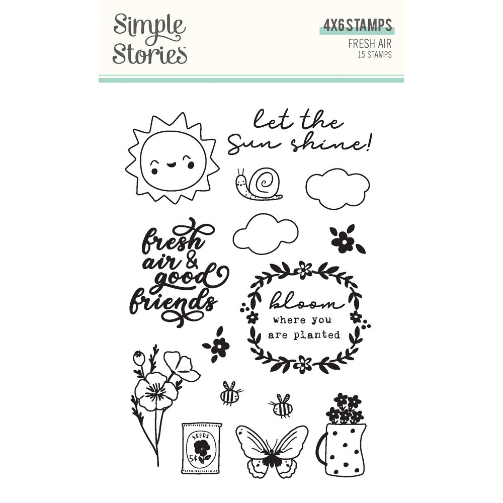 Simple Stories Fresh Air Clear Stamps (21616) (OUTLET)