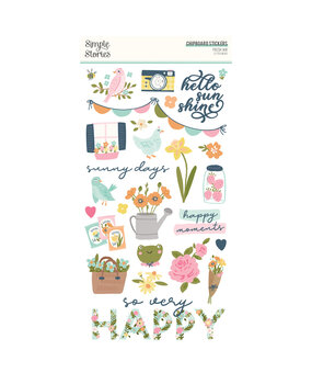 Simple Stories Fresh Air Chipboard (21617) (OUTLET)