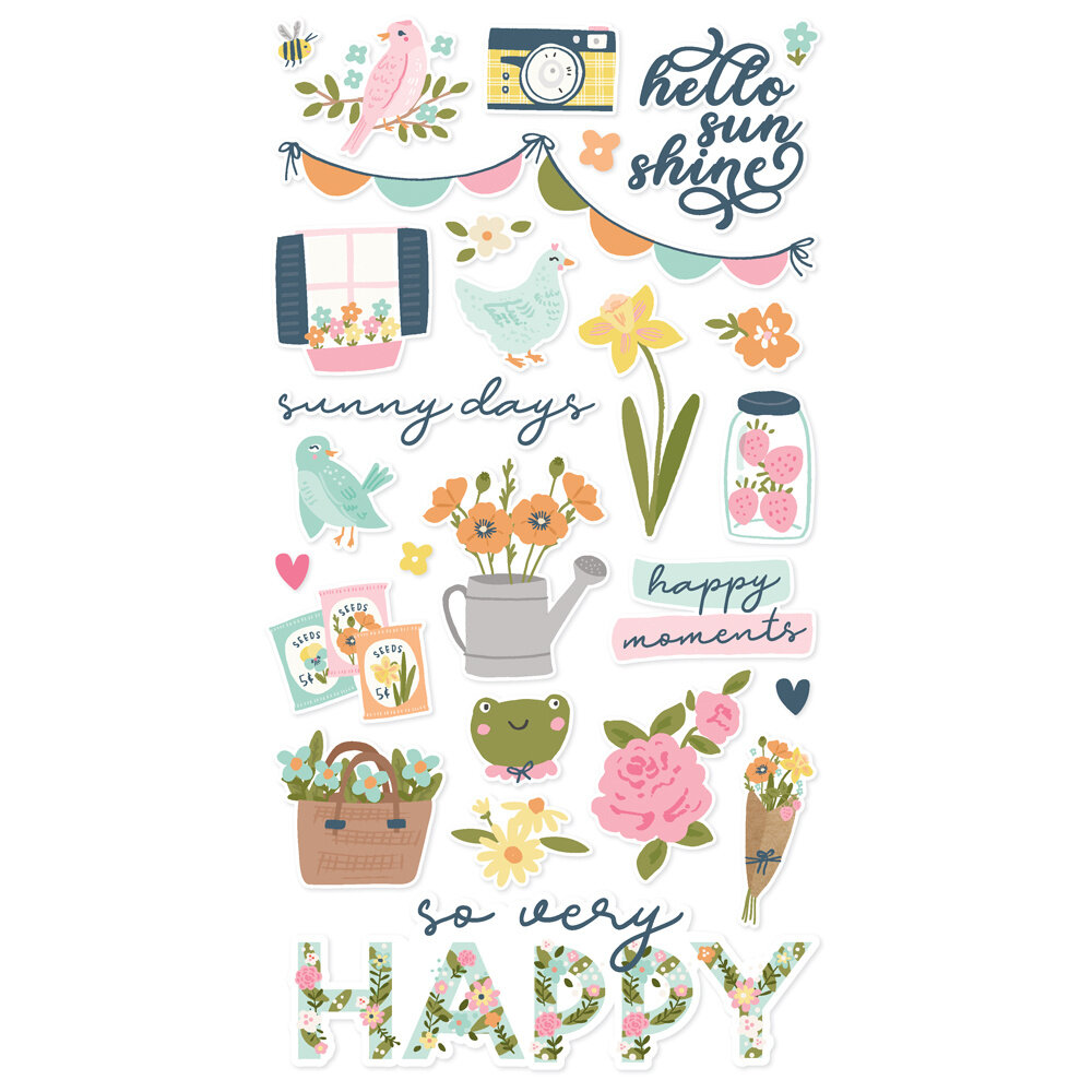 Simple Stories Fresh Air Chipboard (21617) (OUTLET)