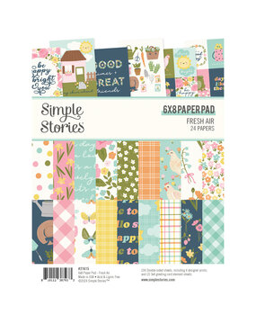 Simple Stories Fresh Air 6x8 Inch Paper Pad (21615) (DISCONTINUED)