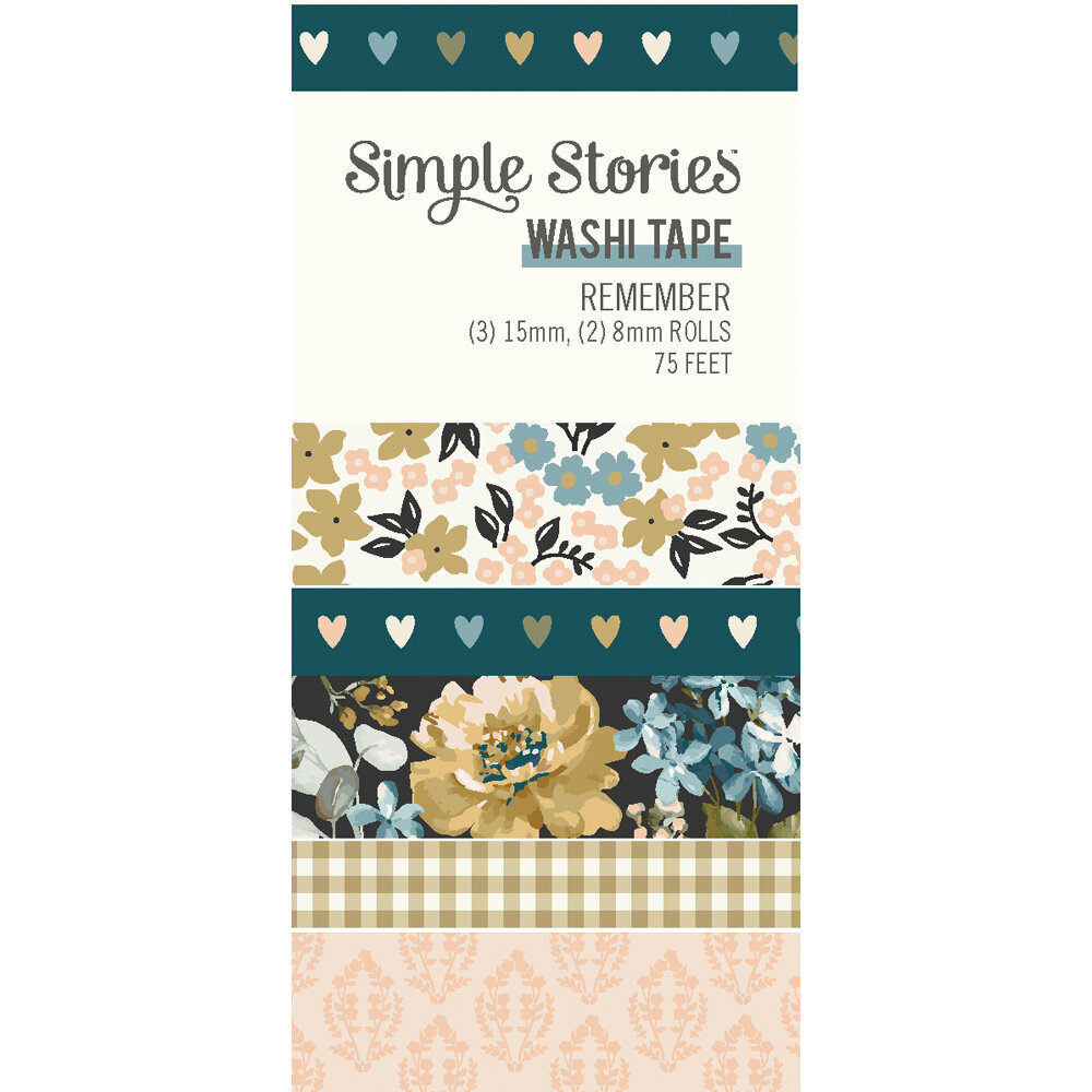 Simple Stories Remember Washi Tape (21529) (DISCONTINUED)