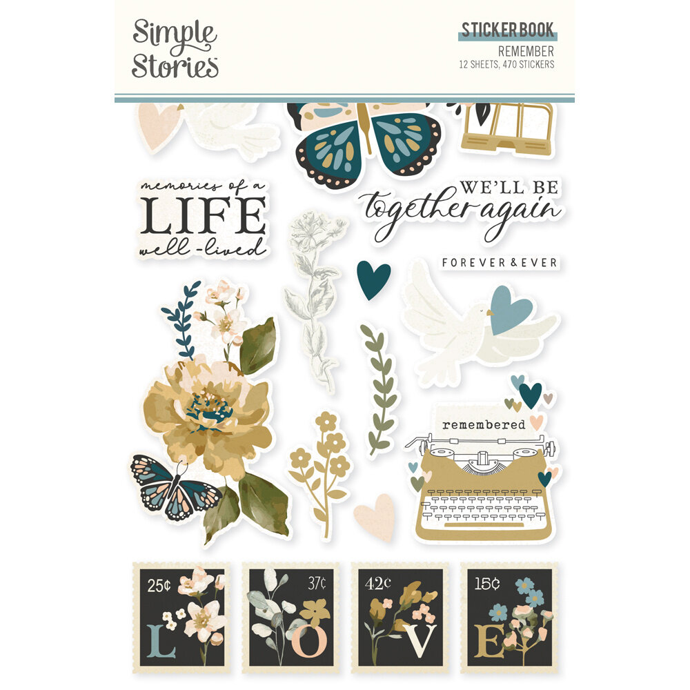 Simple Stories Remember Sticker Book (21524) (DISCONTINUED)