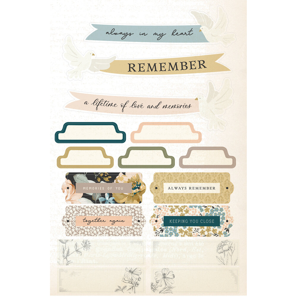 Simple Stories Remember Sticker Book (21524) (OUTLET)