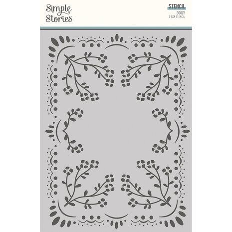 Simple Stories Remember Stencil Doily (21530) (DISCONTINUED)