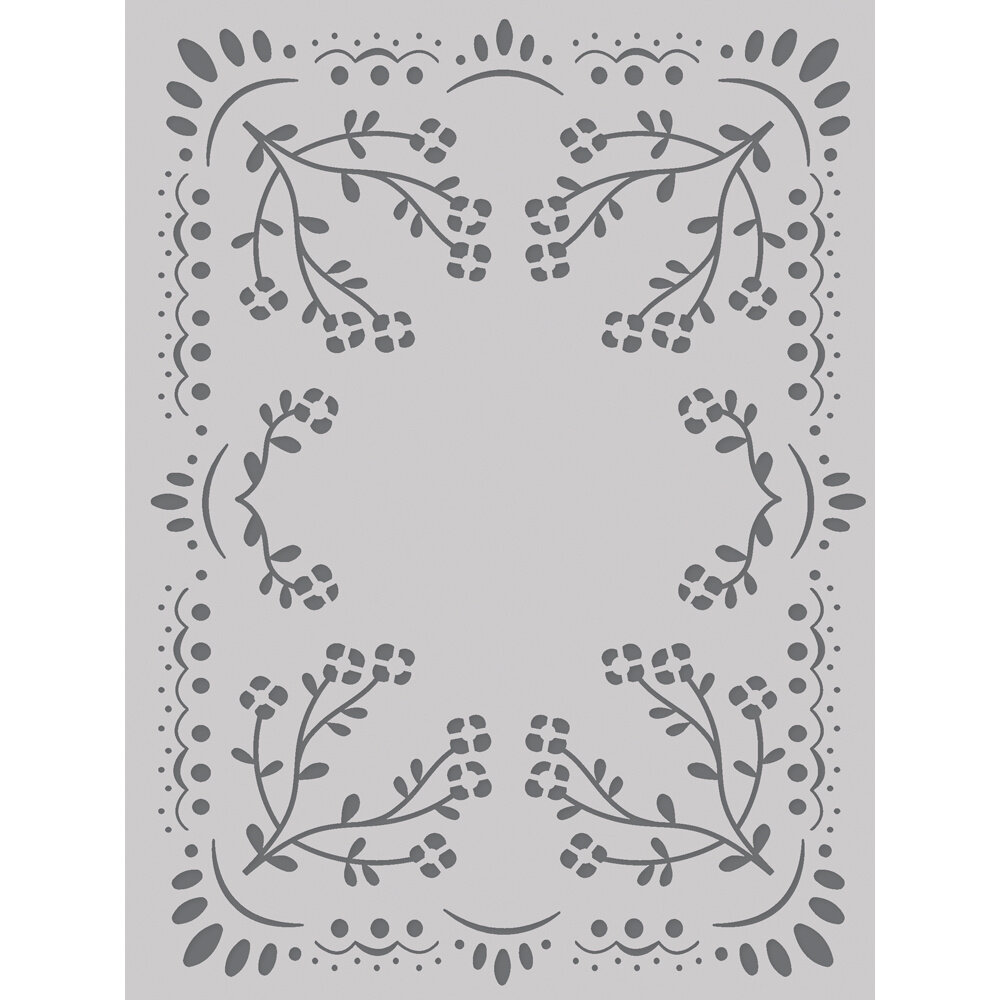 Simple Stories Remember Stencil Doily (21530) (DISCONTINUED)