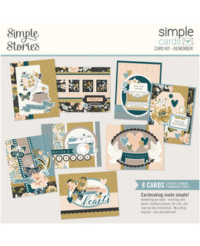Simple Stories Remember Simple Cards Kit (21532) (OUTLET)