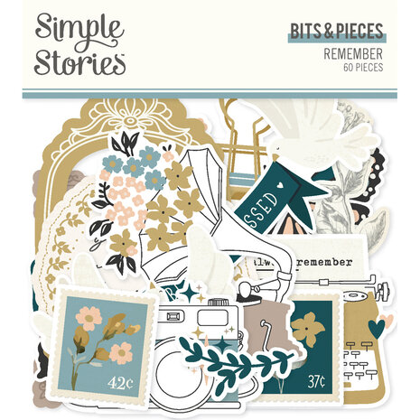 Simple Stories Remember Bits & Pieces (21518) (DISCONTINUED)