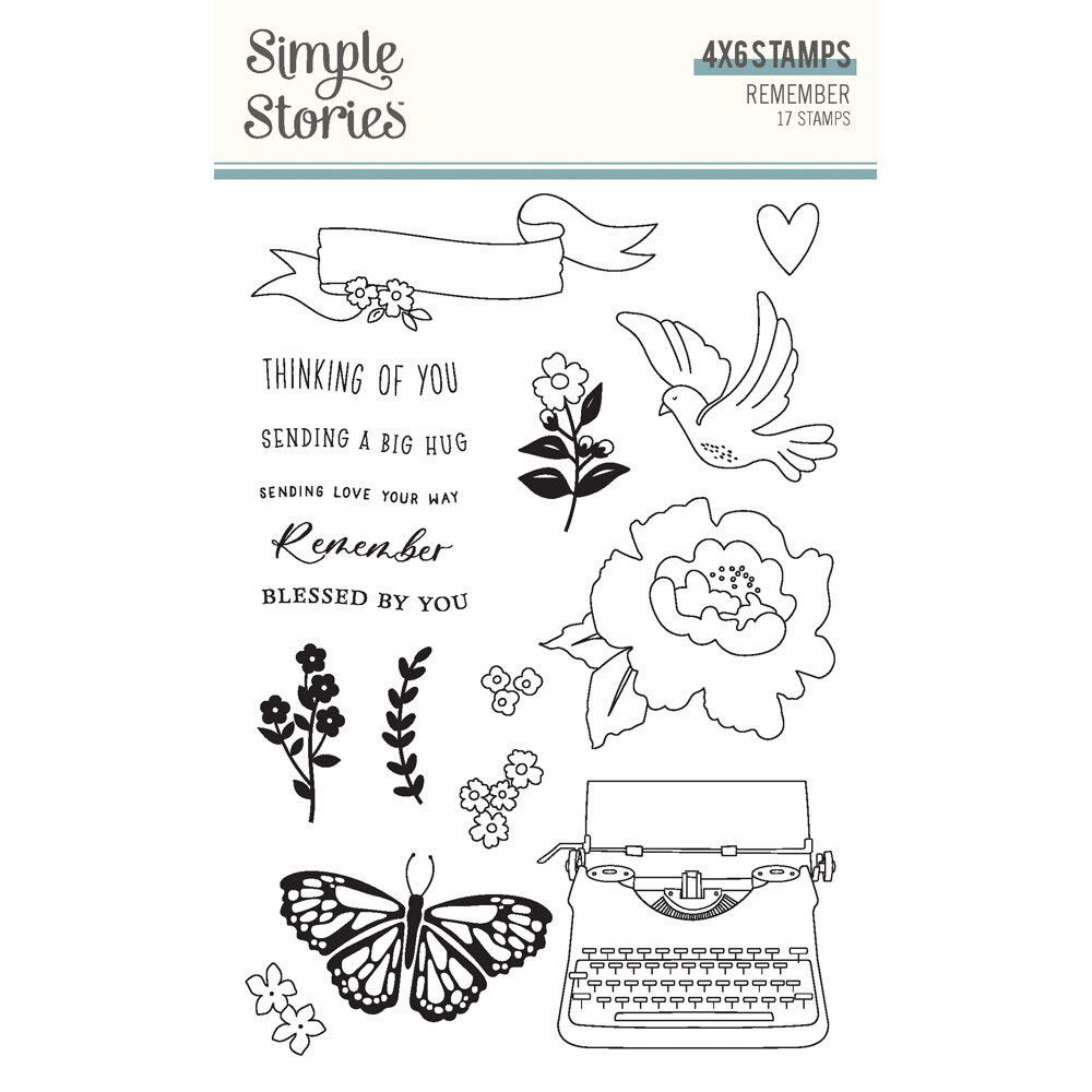 Simple Stories Remember Clear Stamps (21516) (OUTLET)