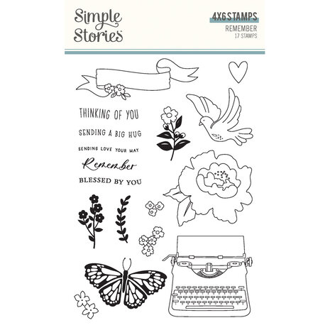 Simple Stories Remember Clear Stamps (21516) (OUTLET)