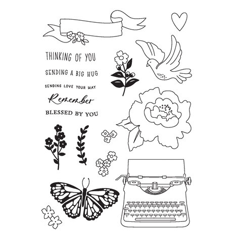 Simple Stories Remember Clear Stamps (21516) (DISCONTINUED)