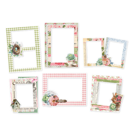 Simple Stories Simple Vintage Spring Garden Chipboard Frames (21729) (DISCONTINUED)