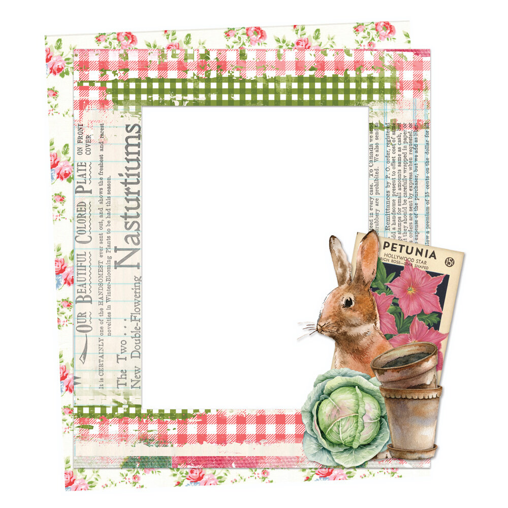 Simple Stories Simple Vintage Spring Garden Chipboard Frames (21729) (DISCONTINUED)