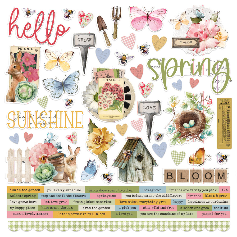 Simple Stories Simple Vintage Spring Garden Cardstock Stickers (21702) (DISCONTINUED) Simple Stories Simple Vintage Spring Garden Cardstock Stickers (21702) (DISCONTINUED)