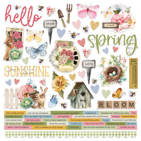 Simple Stories Simple Vintage Spring Garden Cardstock Stickers (21702) (DISCONTINUED) Simple Stories Simple Vintage Spring Garden Cardstock Stickers (21702) (DISCONTINUED)