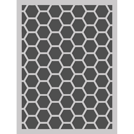 Simple Stories Simple Vintage Spring Garden Stencil Honeycomb (21737) (DISCONTINUED)