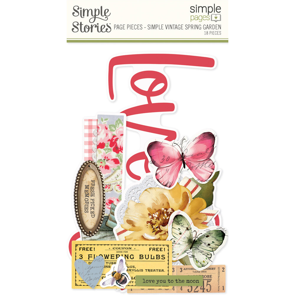 Simple Stories Simple Vintage Spring Garden Simple Pages Pieces (21738) (DISCONTINUED)