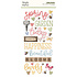 Simple Vintage Spring Garden Foam Stickers (21731) (OUTLET)