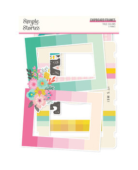Simple Stories True Colors Chipboard Frames (21824) (DISCONTINUED)