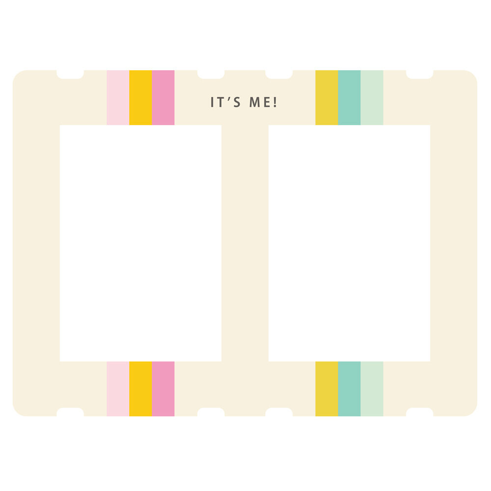 Simple Stories True Colors Chipboard Frames (21824) (DISCONTINUED)