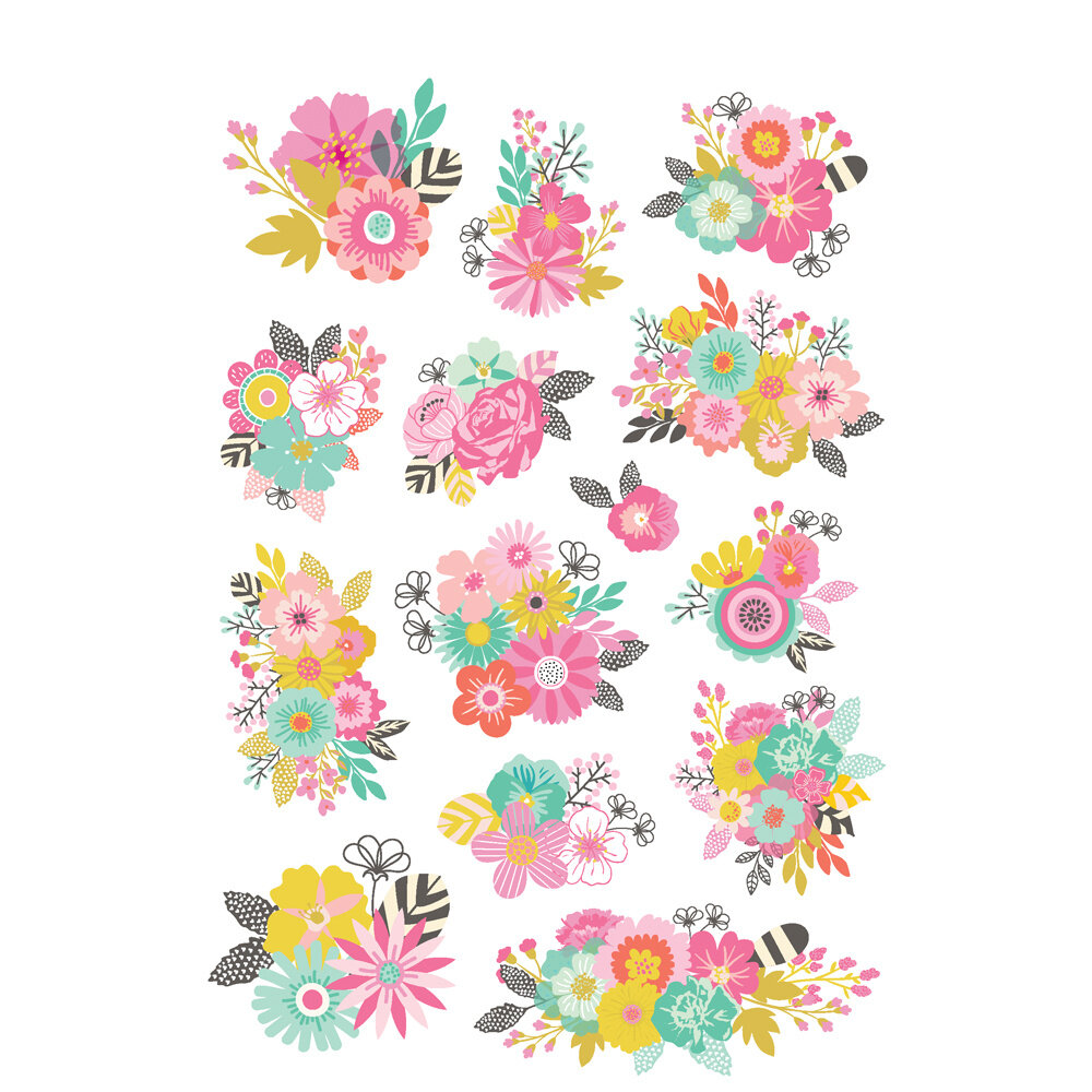 Simple Stories True Colors Cardstock Stickers (21802) (DISCONTINUED)