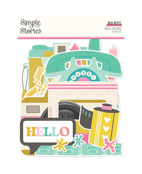 Simple Stories True Colors Big Bits & Pieces (21820) (OUTLET)