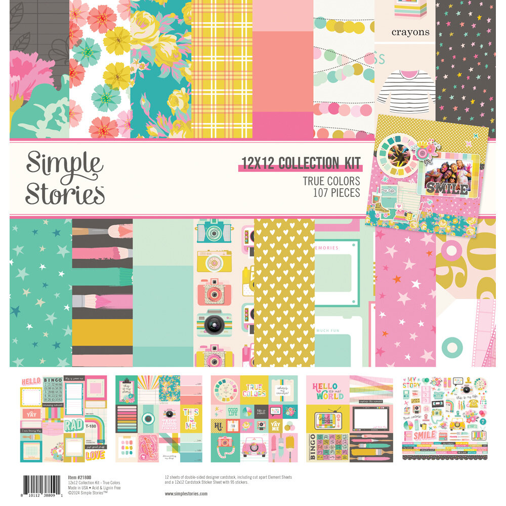 Simple Stories True Colors Collection Kit (21800) (DISCONTINUED)