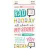Simple Stories True Colors Foam Stickers (21825) (OUTLET)