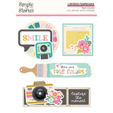 Simple Stories True Colors Layered Chipboard (21822) (DISCONTINUED)