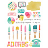 Simple Stories True Colors Rub Ons (21821) (DISCONTINUED)