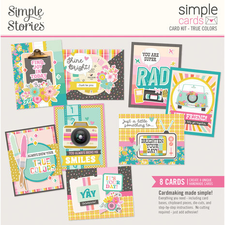 Simple Stories True Colors Simple Cards Kit (21831) (DISCONTINUED) Simple Stories True Colors Simple Cards Kit (21831) (DISCONTINUED)