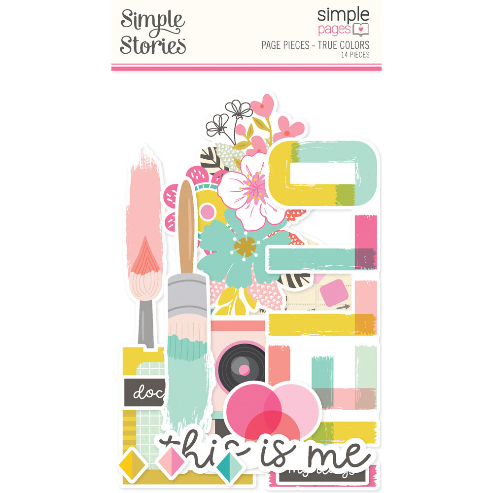 Simple Stories True Colors Simple Pages Pieces (21830) (DISCONTINUED)