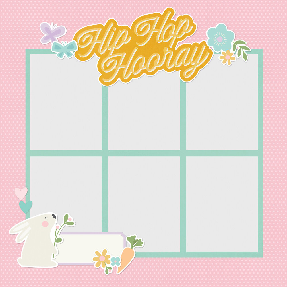 Simple Stories Hoppy Easter Simple Pages Pieces (21925) (DISCONTINUED)