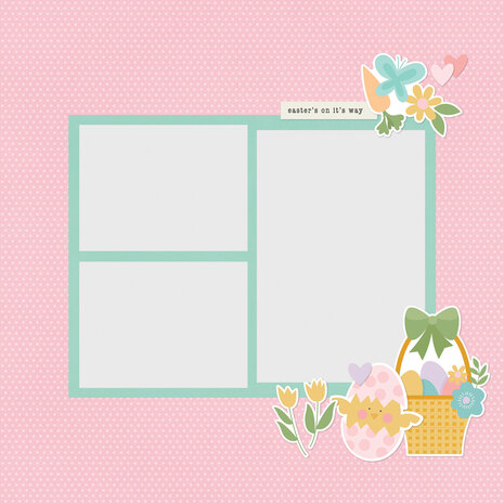 Simple Stories Hoppy Easter Simple Pages Pieces (21925) (DISCONTINUED)