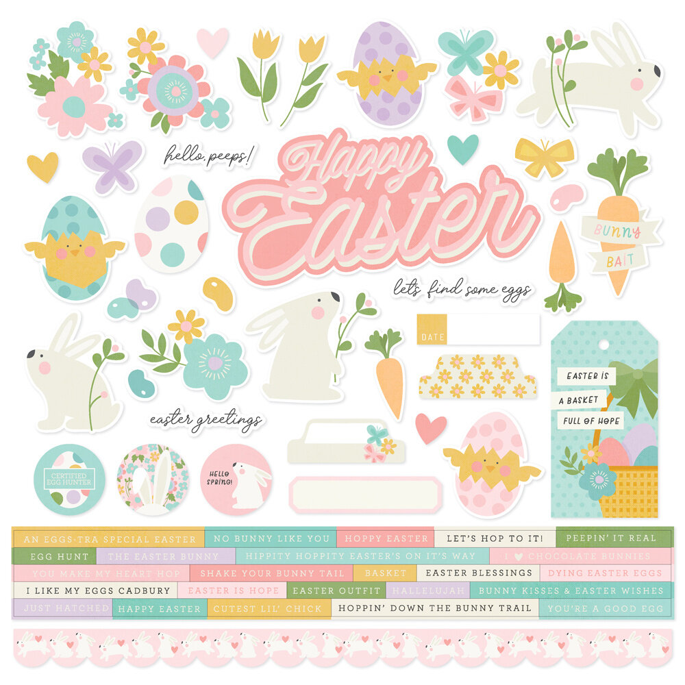 Simple Stories Hoppy Easter Collection Kit (21920) (OUTLET) Simple Stories Hoppy Easter Collection Kit (21920) (OUTLET)