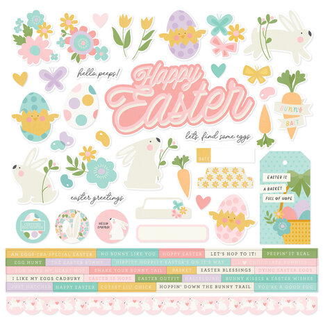 Simple Stories Hoppy Easter Collection Kit (21920) (DISCONTINUED)